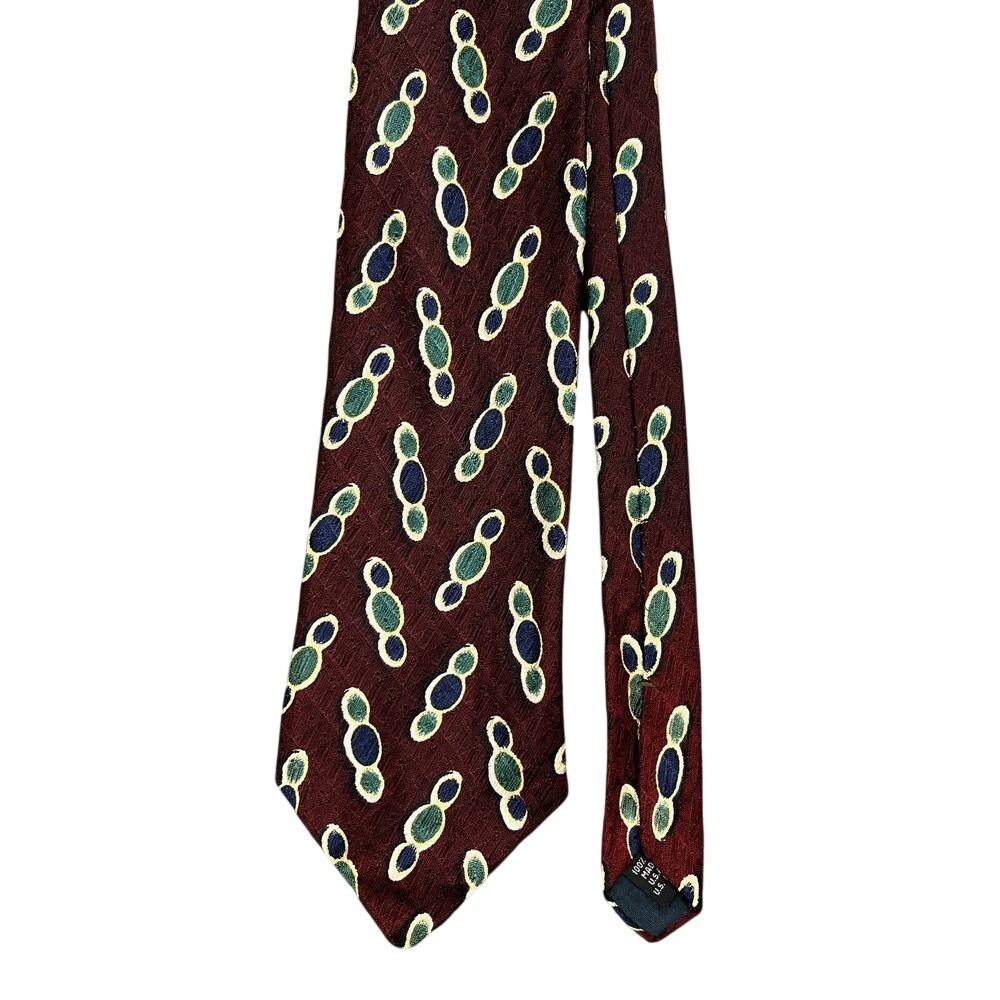 Benny Ricci Silk Tie Mens Vintage USA Made Luxury‎ Classic Retro Old Money Style
